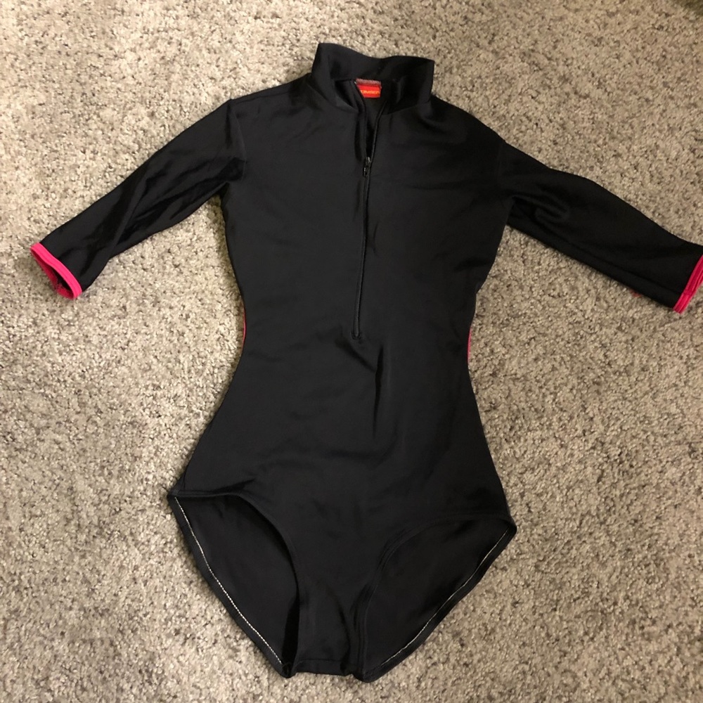 Yumiko Charlotte Leotard with 1/2 sleeves